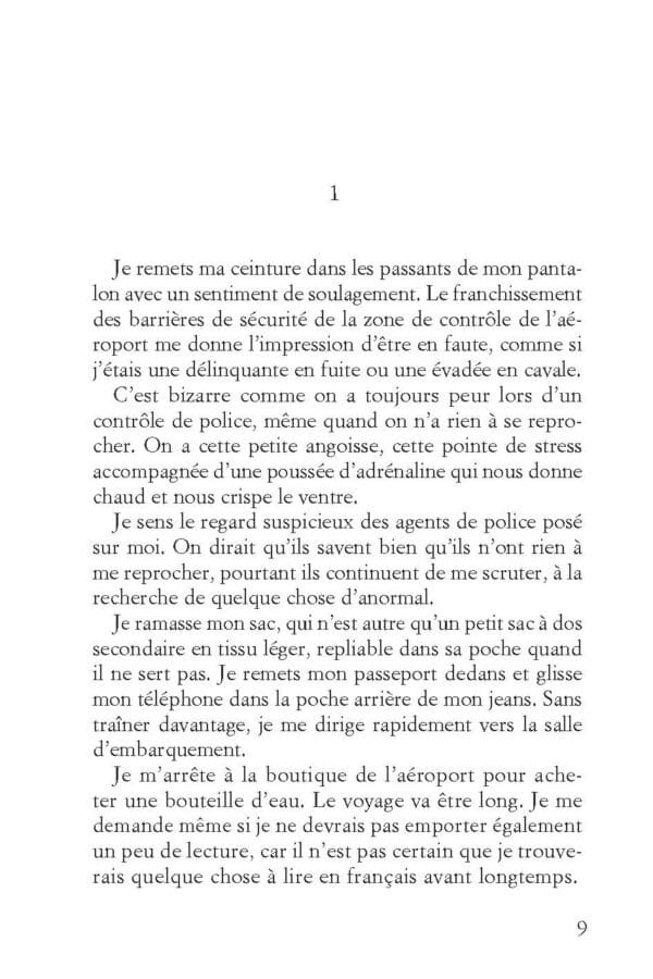 Extrait du roman "Je ne suis pas un poisson demoiselle"